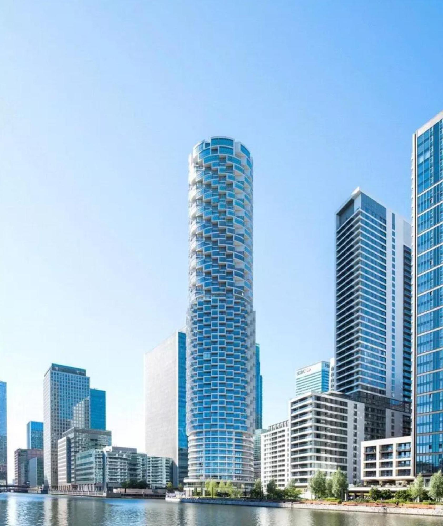 Two Bedrooms Penthouse One Park Drive, Canary Wharf ロンドン エクステリア 写真