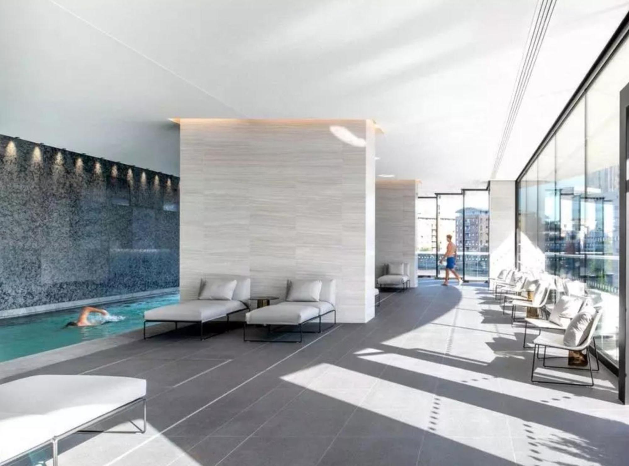 Two Bedrooms Penthouse One Park Drive, Canary Wharf ロンドン エクステリア 写真